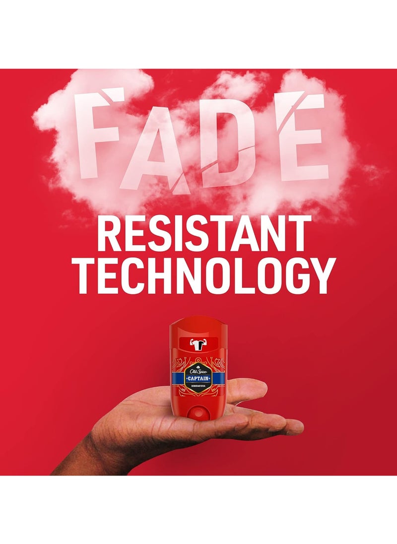 Old Spice Old Spice Captain Deodorant Stick 50ml  - Image 3