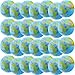 Restroma 40 Pack 16 Inch Inflatable World Globe Bulk jumbo Blow up Earth Globe Inflatable Globe Beach Ball for Beach Swimming Pool Party Favors - Image 2