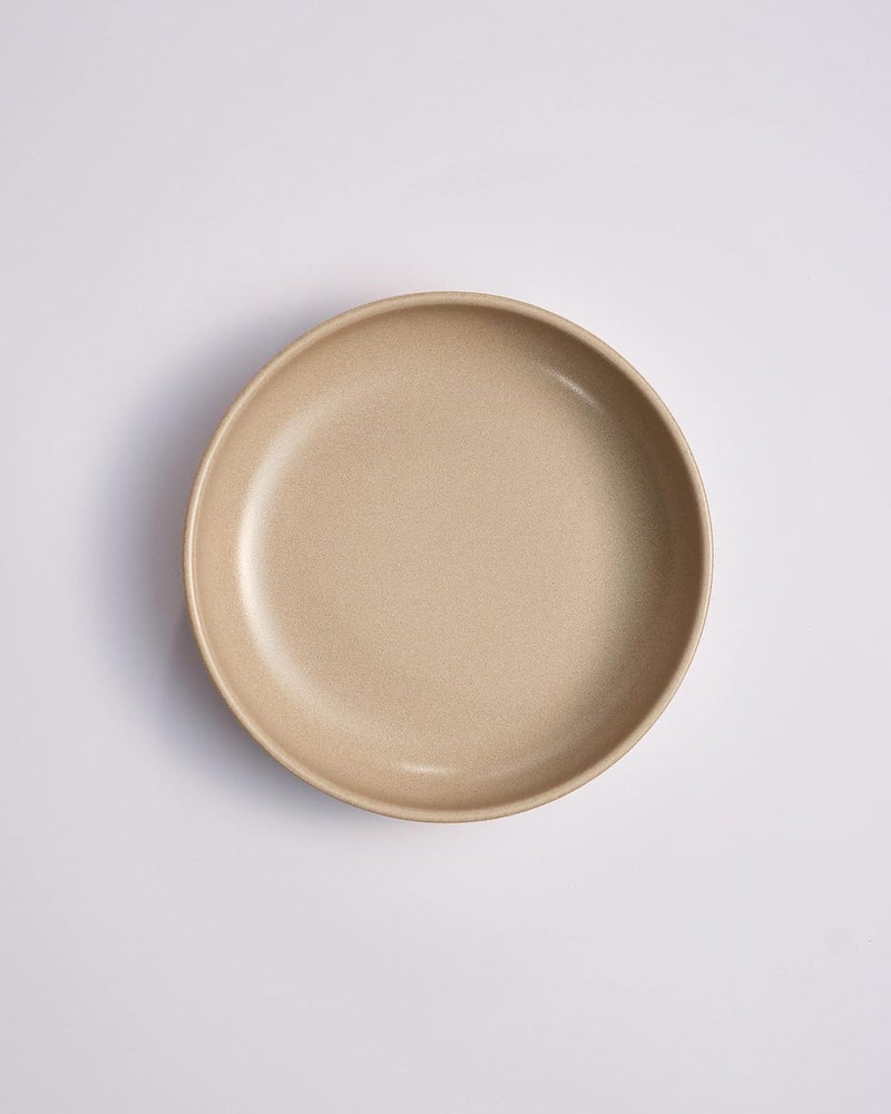 Norling Studio Handcrafted Handmade Stoneware Sand Semi Matt Dinner Soup Bowl 22 CmSet of 1 Ceramic Bowl for Dinner - Image 3