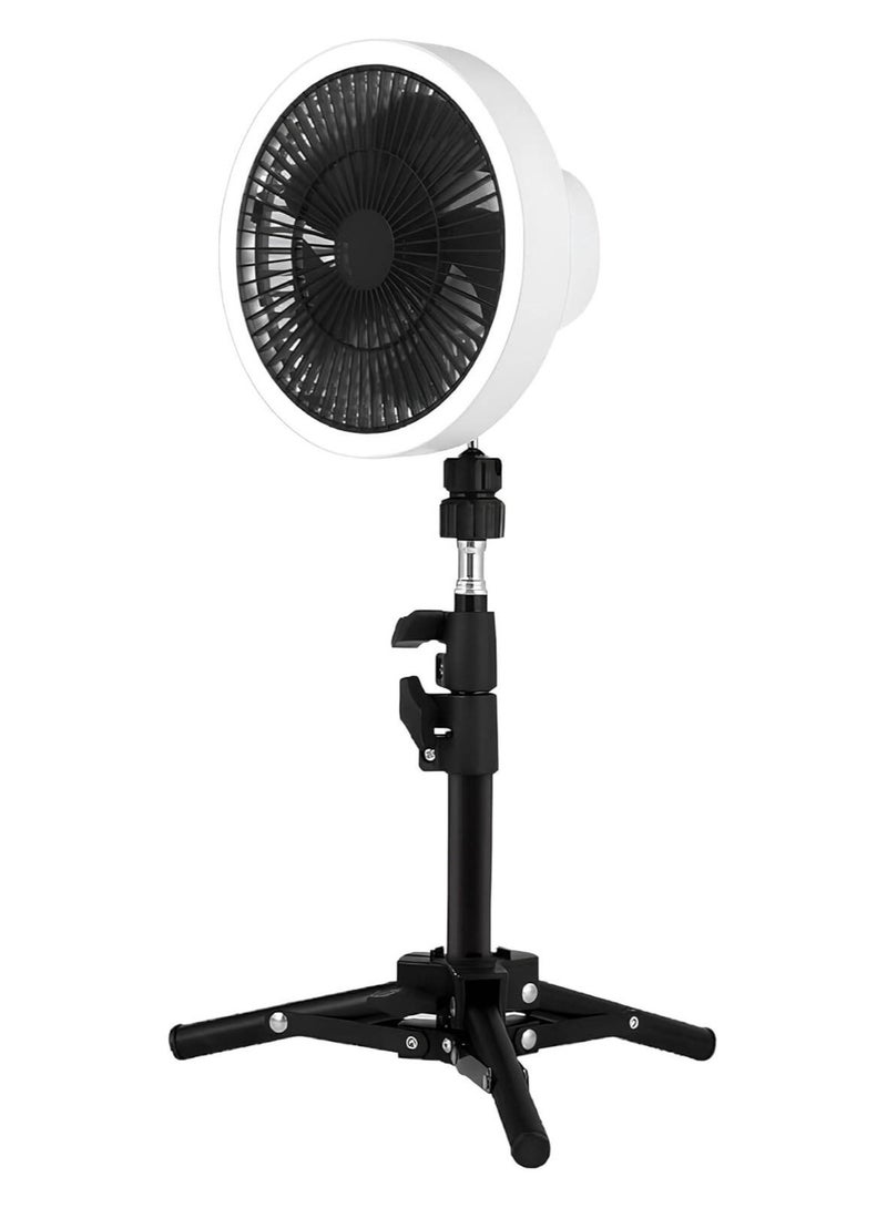 DLC - 31060 3 in 1 Kashta Fan, Table Fan, Ceiling Fan, Chandelier - 10 Watt Power, Portable Storage - Image 1