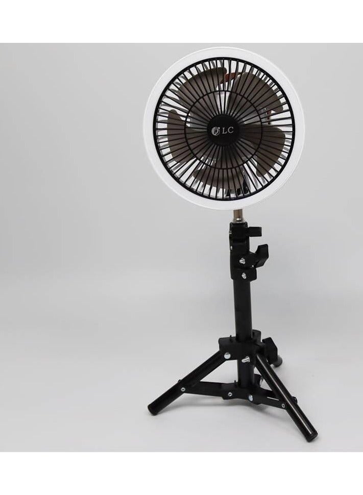 DLC - 31060 3 in 1 Kashta Fan, Table Fan, Ceiling Fan, Chandelier - 10 Watt Power, Portable Storage - Image 2