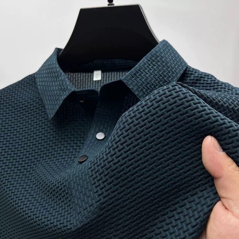 Ice Silk Short Sleeve T-Shirt Men'S Summer Luck Casual T-Shirt High-End Led Breathable Ice Half Sleeve - Image 5