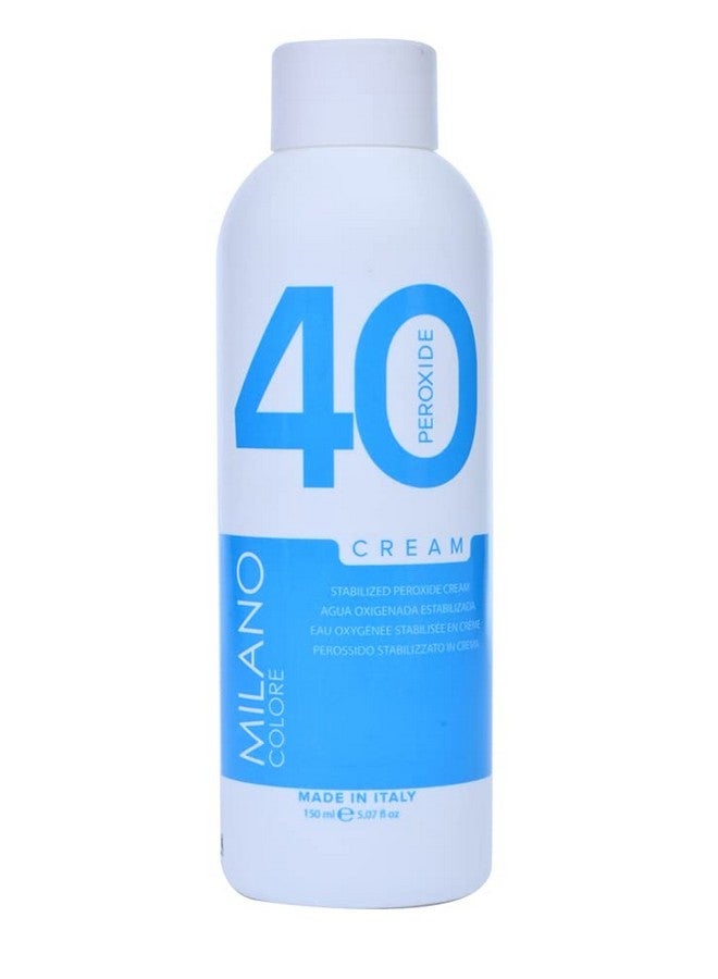 ميلانو كير - مُطوّر بيروكسيد الهيدروجين - كريم تبييض احترافي مُستقر لصالونات التجميل لتلوين الشعر بشكل مُتناسق، حجم 40، 5.03 أونصة سائلة/150 مل - Image 1