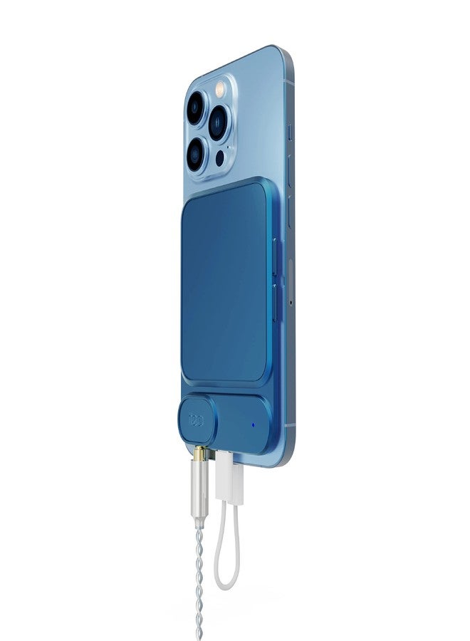 Khadas Tea Portable Headphone Bluetooth Amplifier,HiFi Hi-Res DAC USB Bluetooth 5.0, LDAC/aptX HD, PCM, DSD, MQA 32bit/384KHz ESS ES9281ACPro Qualcomm QCC5125 (Teal Blue) - Image 1