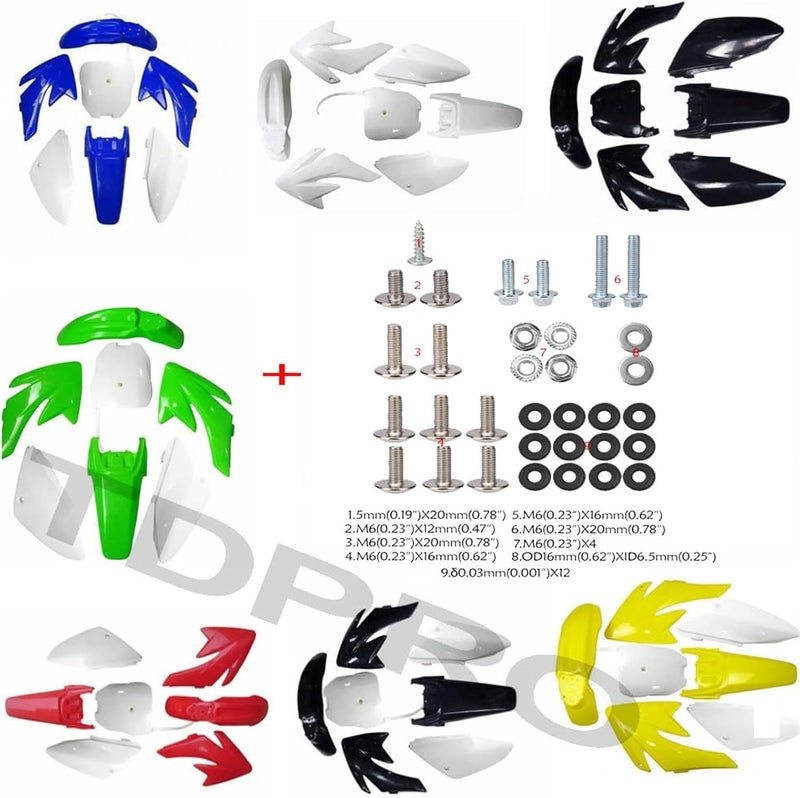Wivplex Motorcycle Full Fairing Kit for CRF70 - Image 2