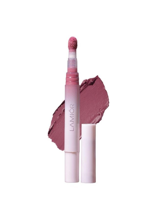 Lamior Blurry Fudgy Lip Tint - S'mores | Ultra Velvety Matte | Transfer-Proof & Hydrating Formula | Long-Lasting Lip Tint with Cushion Applicator | Vegan & Cruelty-Free - Image 1