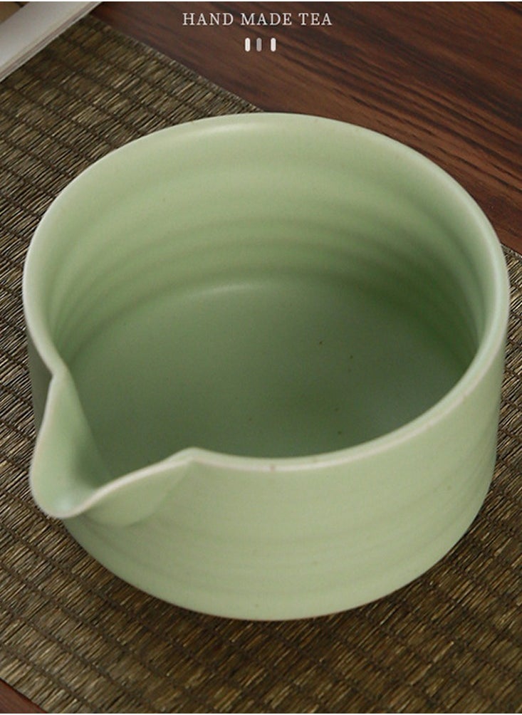 Al Aoyama Japanese Matcha Tea Set-4pcs,   Includes Matcha Bowl , Tea tray , Bamboo Matcha Whisk and Bamboo Scoop, Ceramic Matcha Kit  - Image 2