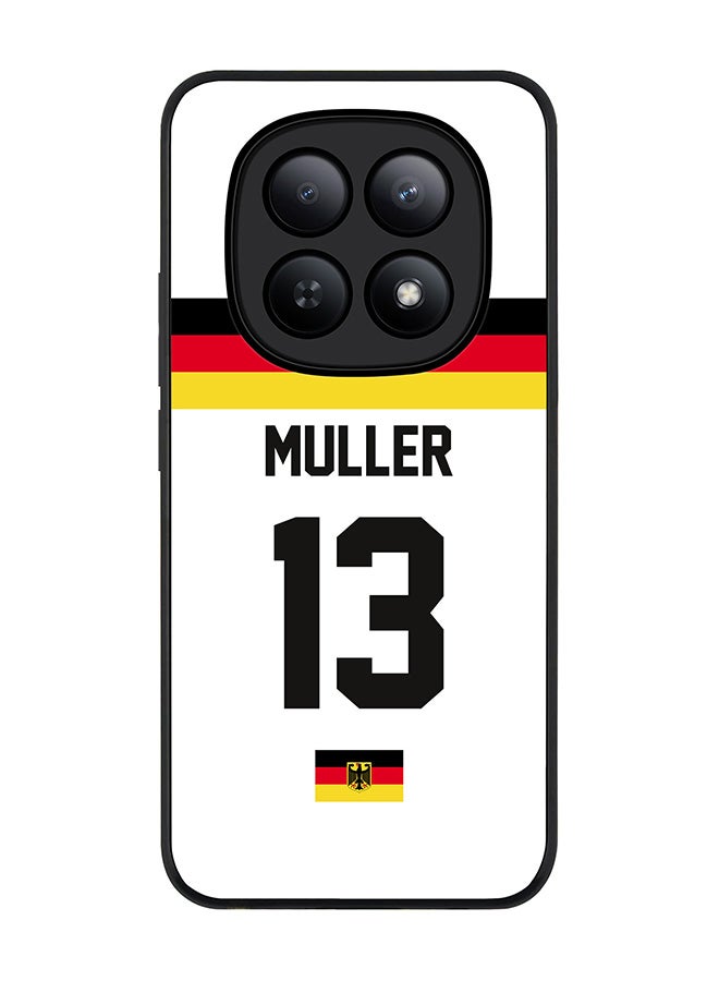 For Xiaomi Redmi Note 15 5G / Poco M8 Case,Slim fit Camera Protection, Shockproof Thin Phone cover  - Football - Germany,  Muller