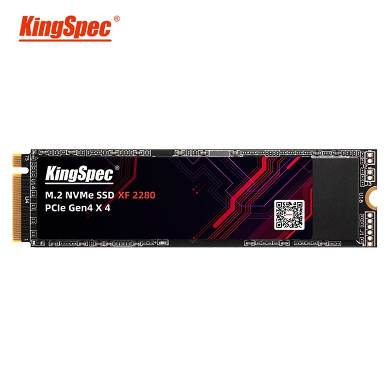 KingSpec XF 2280 1TB M.2 NVMe PCIe Gen4.0x4 SSD Solid State Drive High-speed Transmission 3D NAND Flash Low Power Consumption - Image 1