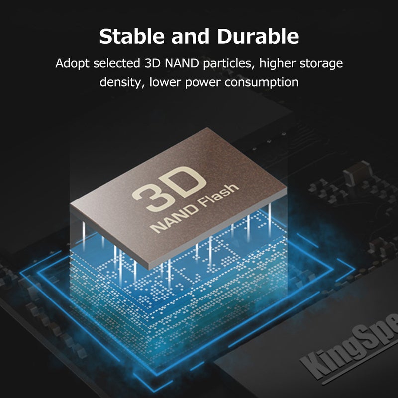 KingSpec XF 2280 1TB M.2 NVMe PCIe Gen4.0x4 SSD Solid State Drive High-speed Transmission 3D NAND Flash Low Power Consumption - Image 4