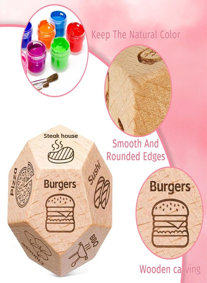 oyeftp Fathers Day Dad Gifts for Husband, Couple Mens Women Valentine Gifts for Boyfriend Girlfriend Husband Wife Anniversary, Date Night Food Dice, Easter Basket Stuffers - Image 3