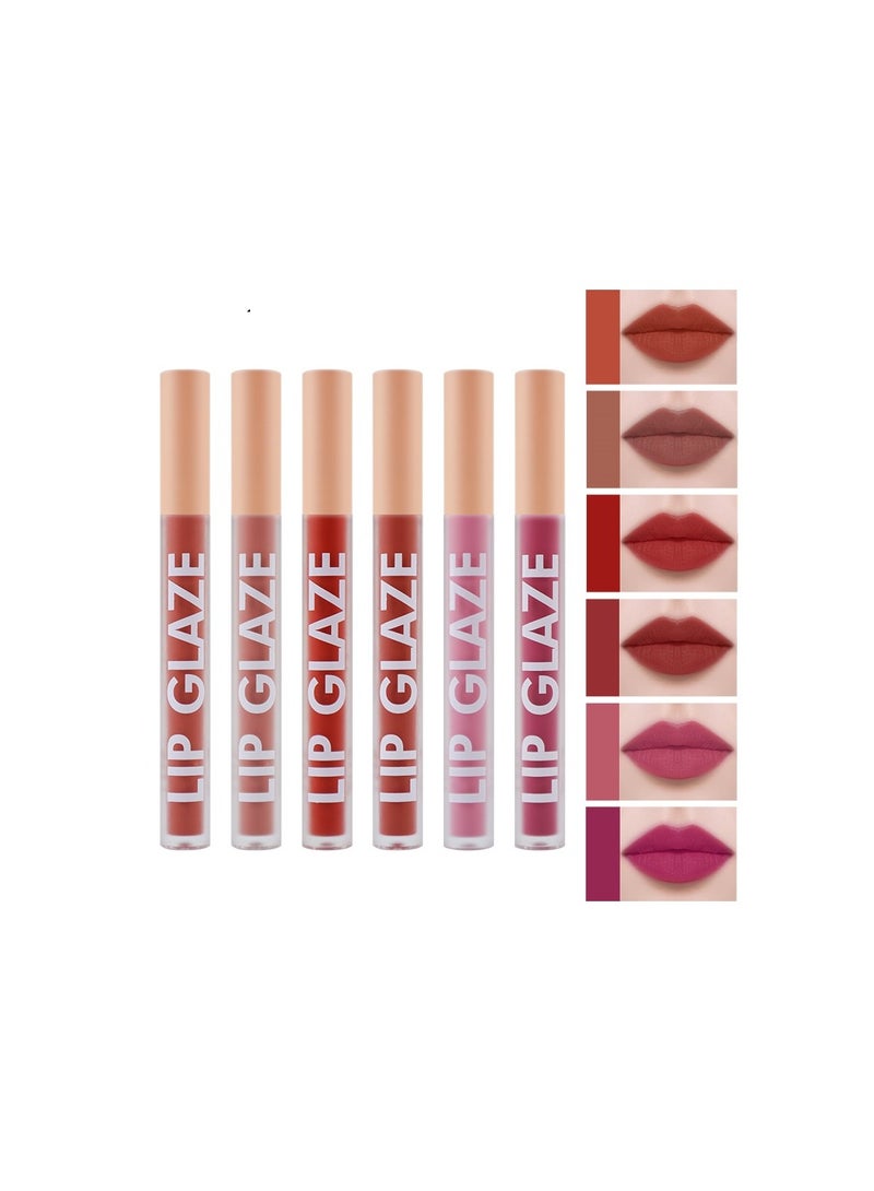 Mn 6-Piece Lip glaze Long Lasting Waterproof - Image 1