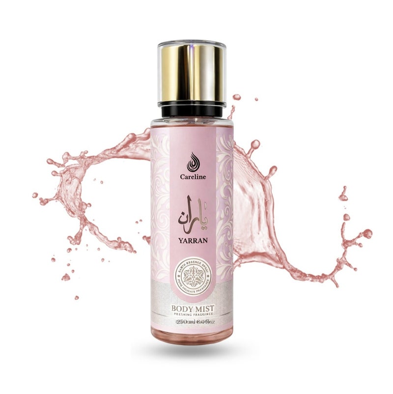 كيرلاين معطر الجسم  ياران للنساء | عطر فاخر برائحة حلوة وزهرية وخشبية طويلة الأمد | بخاخ معطر 250 مل | خالي من الكحول - Image 1