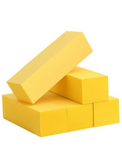 Nail Buffer Fine Grit Finishing Block 240 Grit Professional Yellow Buffing Blocks For Natural Nails Buff Nails Prior To Application Of Gel Polish Nail Lacquer 5 Count