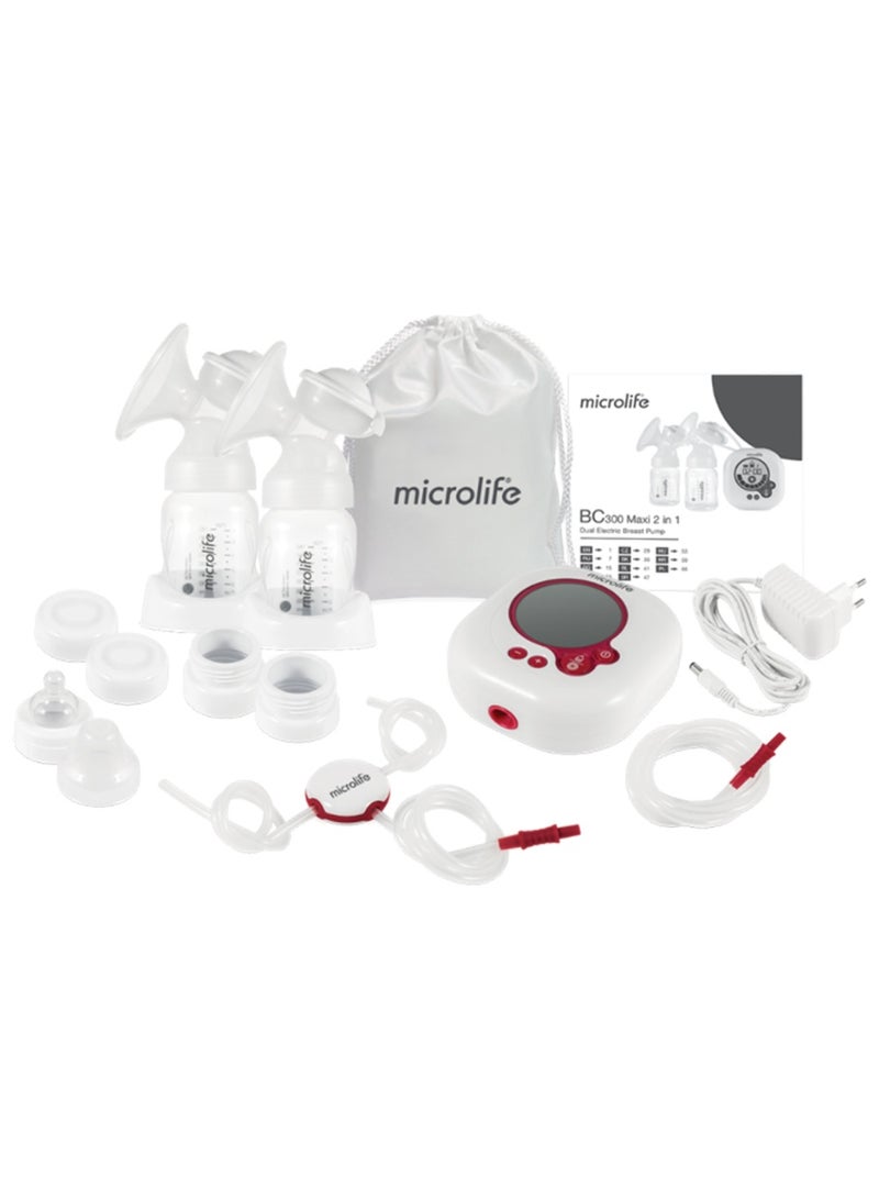 ميكرولايف BC 300 Maxi 2 in 1 مضخة الثدي الكهربية المزدوجة - Image 3