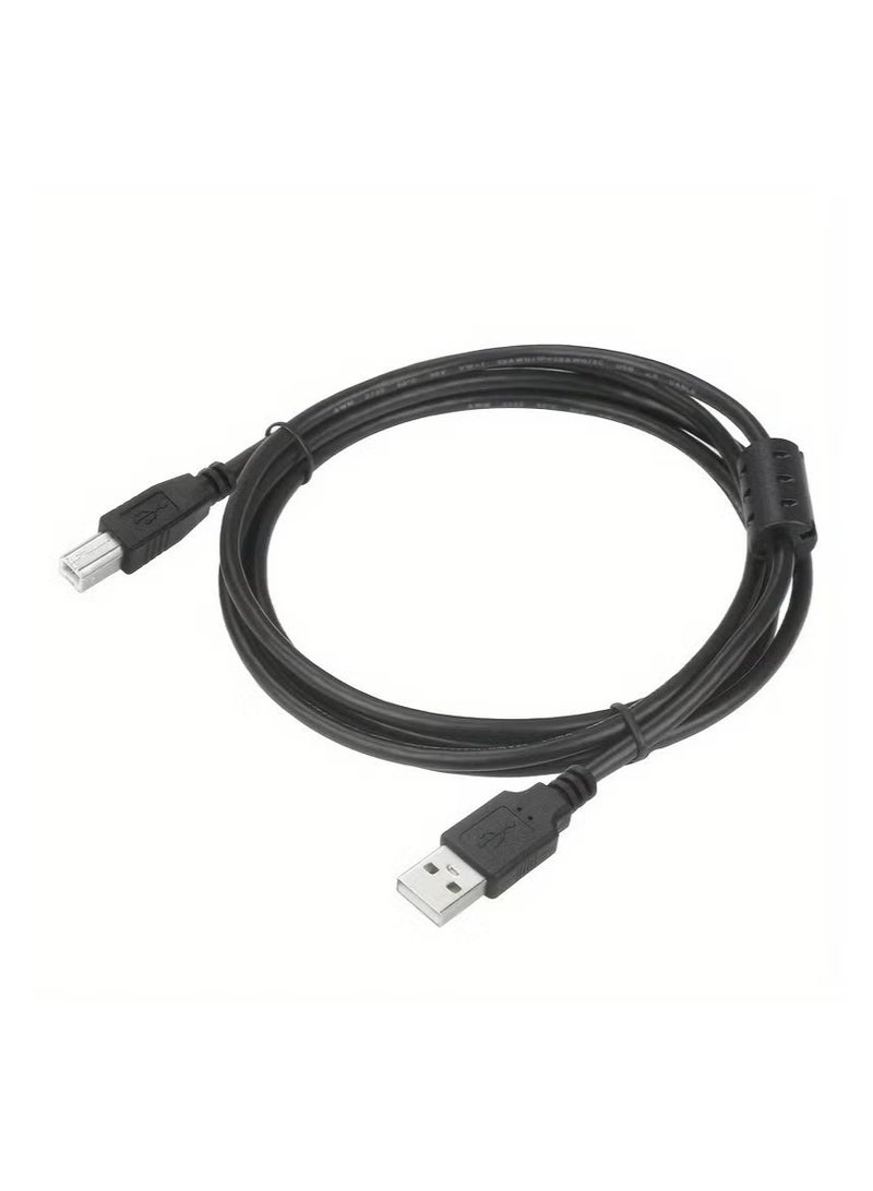 CIVORA USB 2.0 Printer Cable 3M (A-Male to B-Male) – High-Speed Scanner & Hard Drive Cord for HP, Canon, Epson, Brother, Samsung, Dell, Lexmark, Xerox Printers – Durable Black Cable for Piano & DAC Devices - Image 4