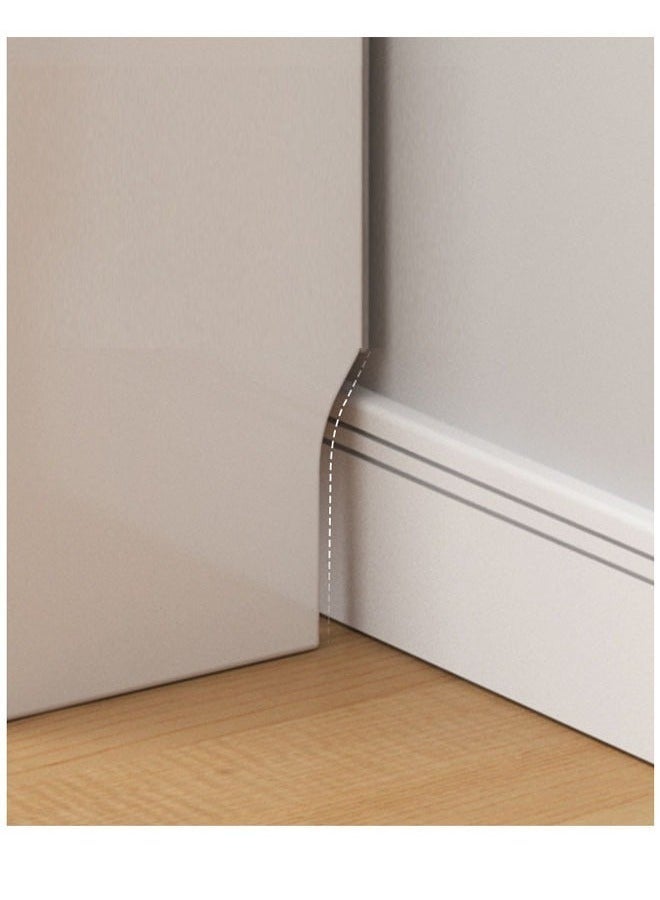 كيكي خزانة تخزين قابلة للطي بثلاث طبقات من رف الأحذية مع أبواب لغرفة المعيشة - Image 5