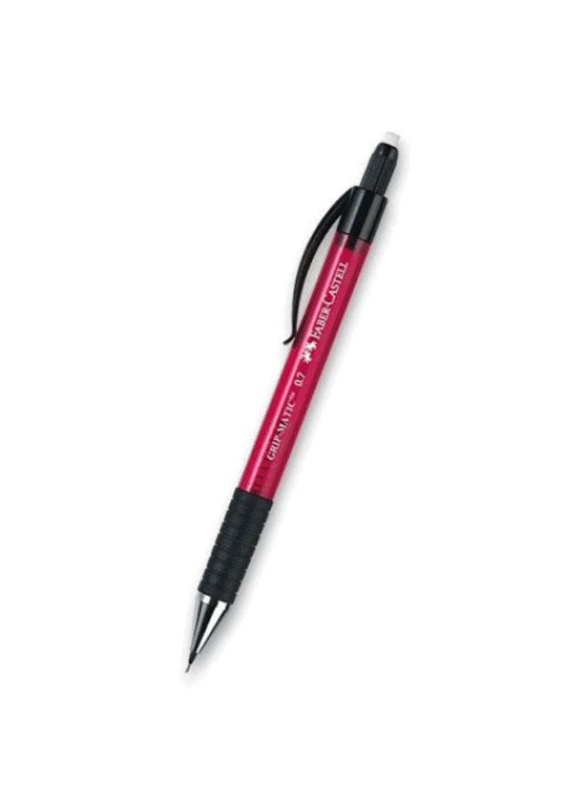 FABER-CASTELL Transparent Rubber Grip Mechanical Pencil 