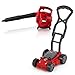 Arrowbash 2 Pcs Toy Gardening Tool Set for Kids Leaf Blower Push Lawn Mower Battery Powered Gardening Tool Set with Lights and Sounds Christmas Birthday Gift for Boys Girls - Image 2