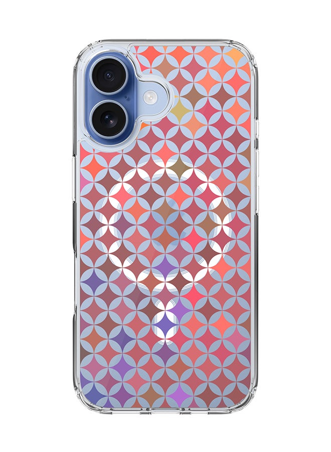 Stylizedd Classic Clear MagSafe Case for iPhone 17 , Hybrid Soft Case Flexible Edges Anti Drop TPU PC Gel Thin Transparent Cover [ Designed for iPhone 17 ] - Wall Of Diamonds