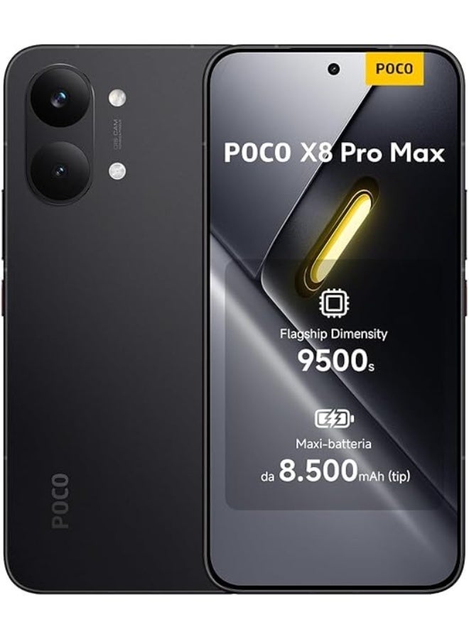 POCO X8 Pro Max Dual SIM 5G Black 12GB RAM 512GB - Global Version - Image 1