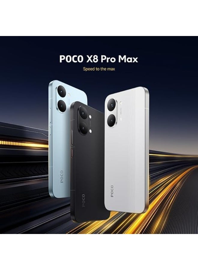 POCO X8 Pro Max Dual SIM 5G Black 12GB RAM 512GB - Global Version - Image 2