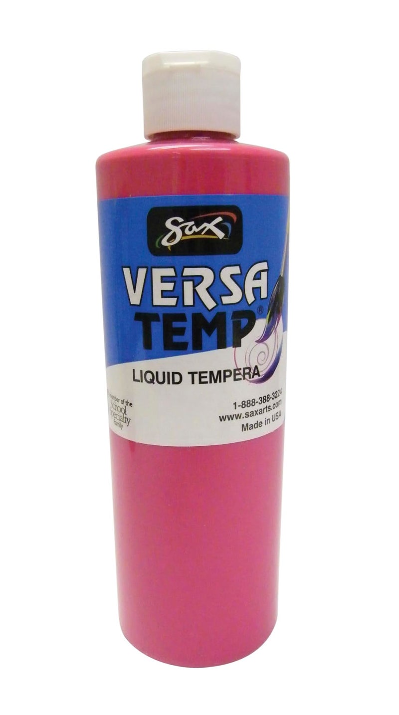 Sax Versatemp HeavyBodied Tempera Paint Magenta 1 Pint