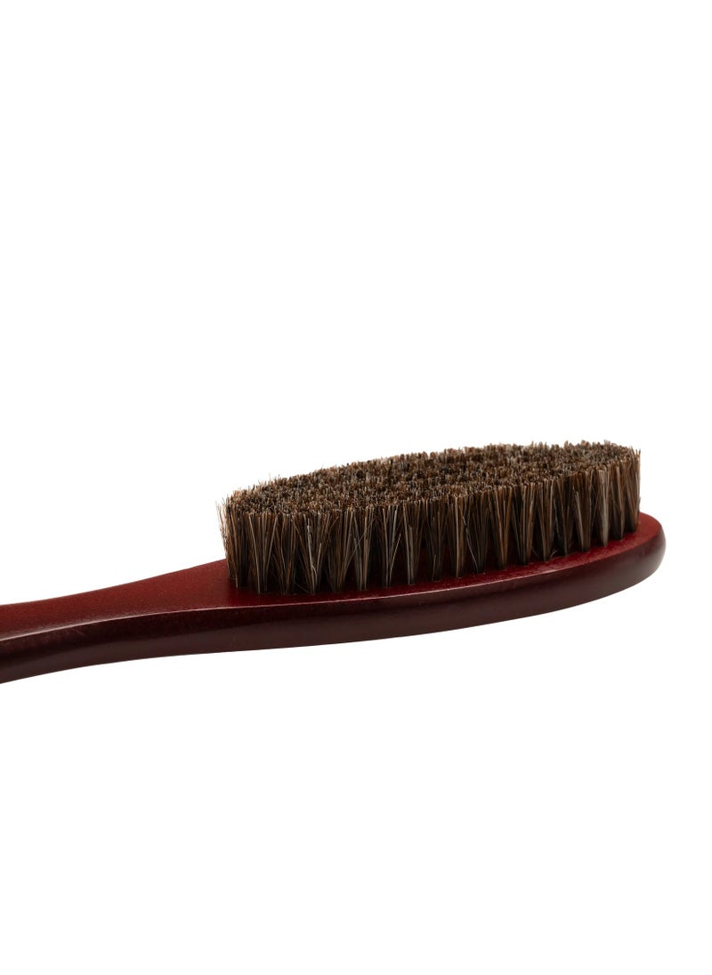Generic - Beard Brush with Solid Wooden Handle for Men, Brown - Image 1
