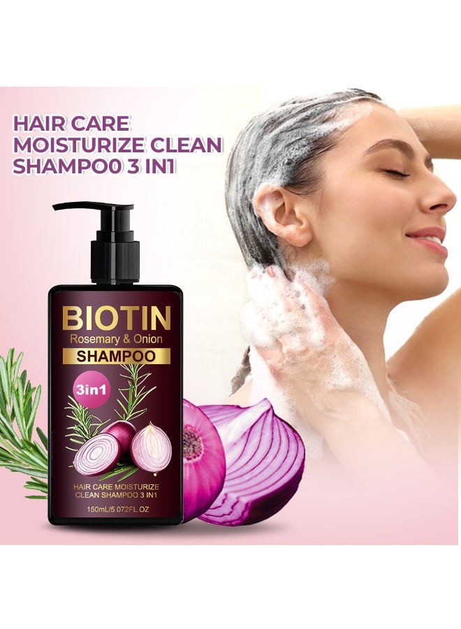 BIOTIN  Strengthening  Repairing Shampoo - Cleanses and Nourishes for Healthy, Volumizing Hair (150ml) - Image 2