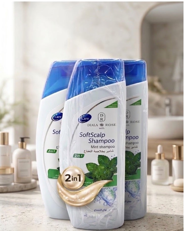Economical shampoo with refreshing mint extract. "(1 in 3) Offer: 600ml of quality and freshness in every bottle. Greater savings... Long-lasting freshness." - Image 4