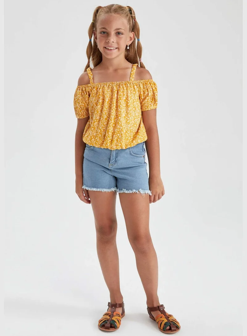 DeFacto Skinny Fit Mini Jean Short