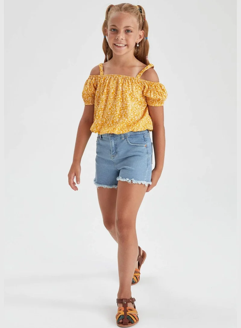 DeFacto Skinny Fit Mini Jean Short