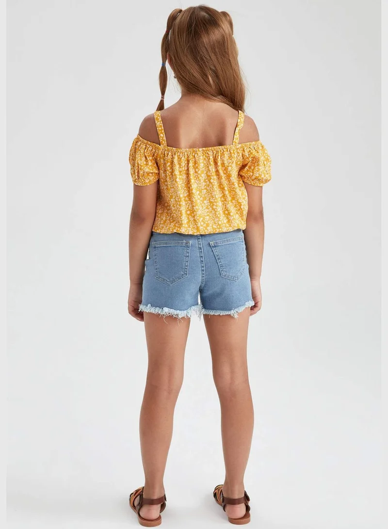 DeFacto Skinny Fit Mini Jean Short