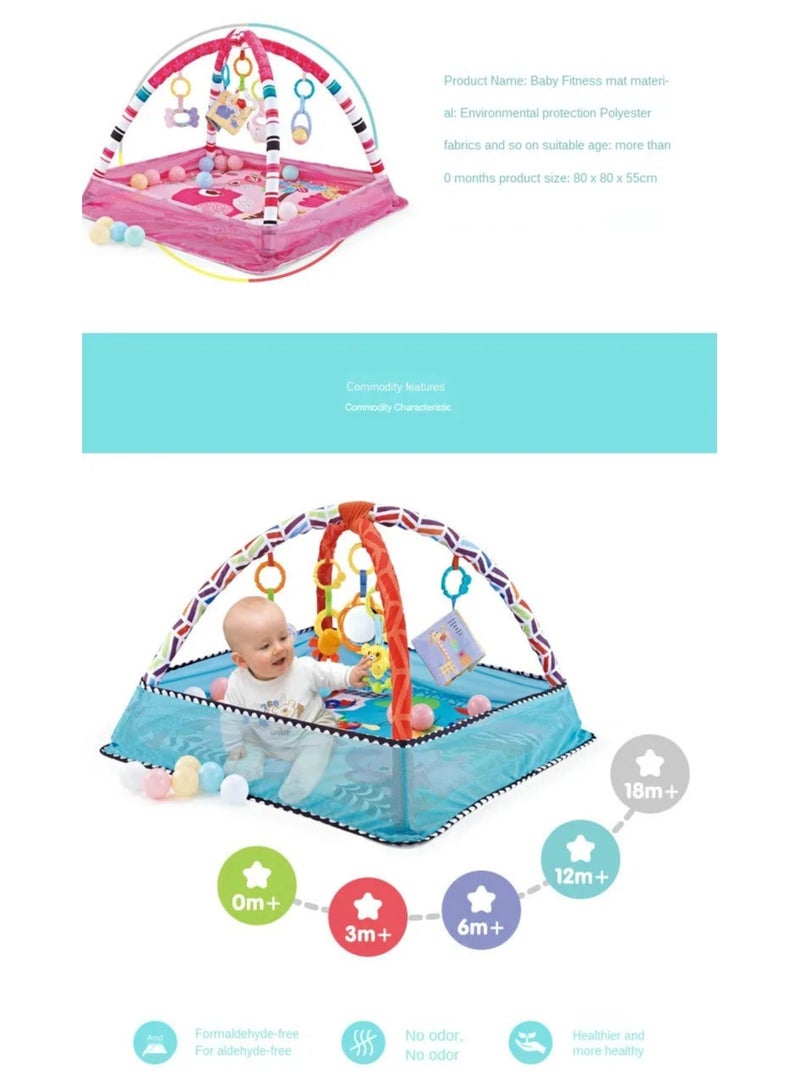 AROAQ Baby Fitness Frame Crawling Game Blanket Multifunctional Educational Mat Crawling Blanket Infant Carpet Enlightenment Toys - Image 3
