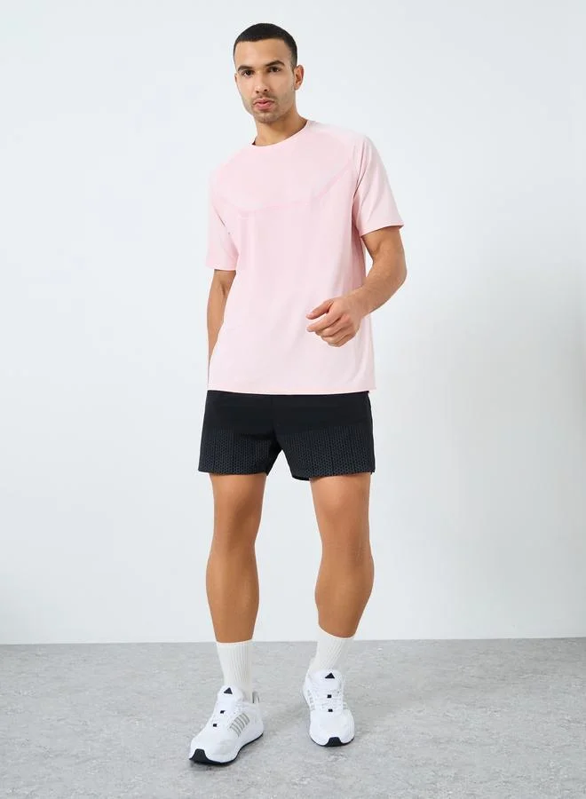 Styli Active Regular Fit Active T-Shirt with Front Print