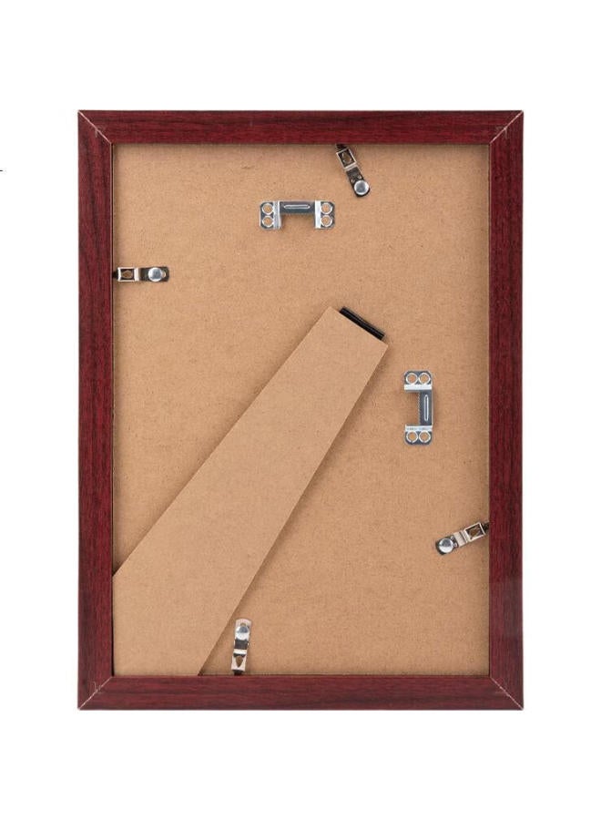 Deli A4 Business License Photo Frame, Certificate Frame, Horizontal And Vertical Id Photo Frame, Certificate Frame, Document Frame, Red 50876 - Image 3