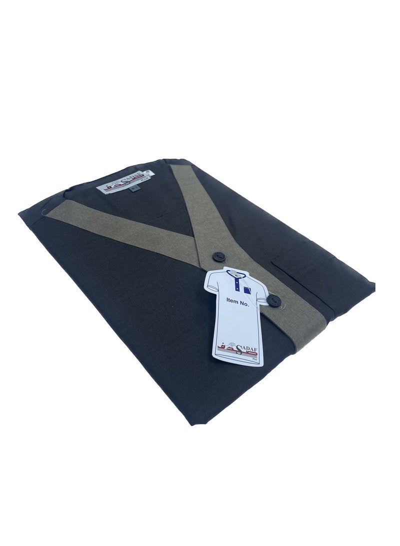 Sadaf Short Sleeve Summer Sleepwear Robe (Width 28) - Image 2