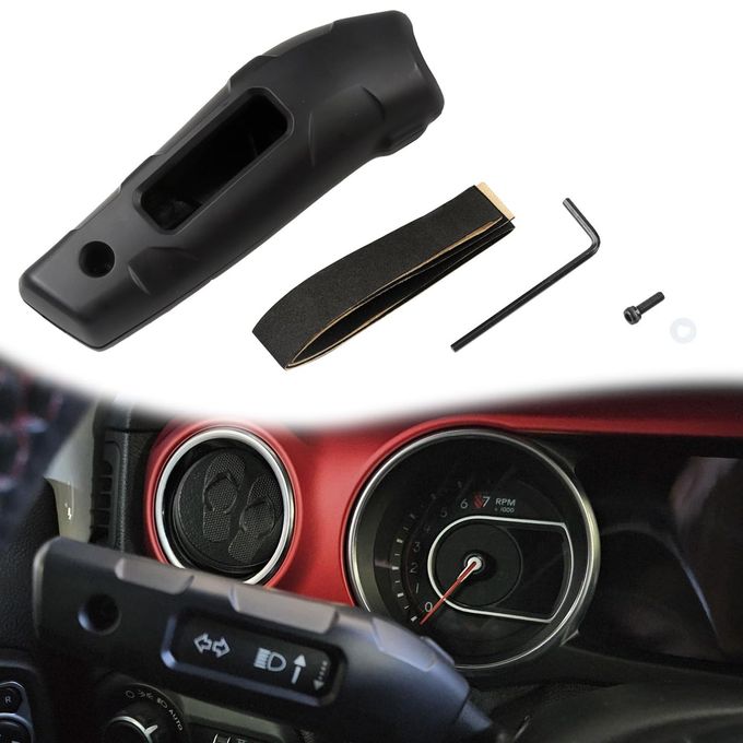 EVniko Turn Signal Lever Extension Blinker Switch Extension Housing Compatible with Jeep Wrangler JL Gladiator JT 20182024 Replace Wrangler Accessories Indicator Switch Extension