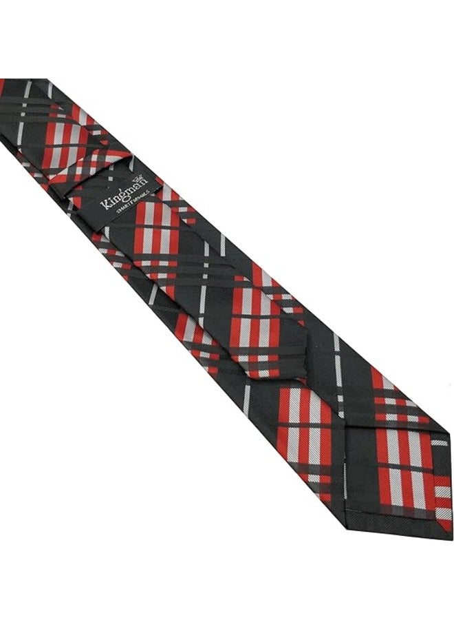 كينج مان ربطة عنق رسمية للرجال - ربطة عنق رجالي - ربطات عنق للقميص والبدلة - طراز حديث - Image 4