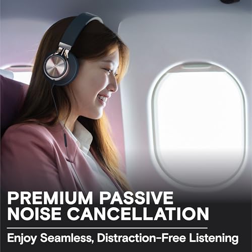 ARTIX CL750 Wired Foldable Headphones for Students & Professionals | On Ear Noise Isolating Headset with Mic for Calls & Entertainment (Graphite, USB Type C) - Image 3