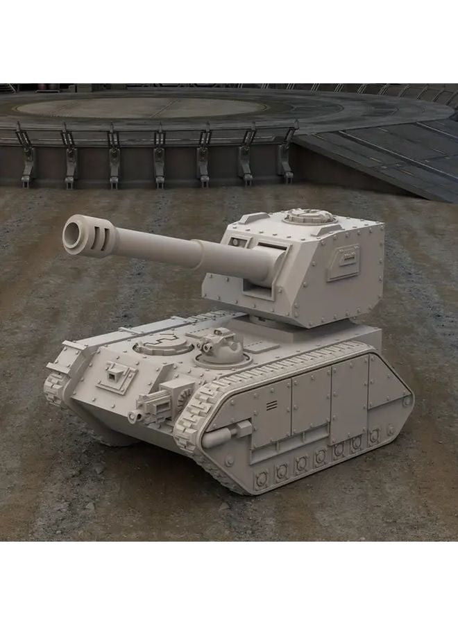 H68 Tank C RPG Sci Fi Miniature Futuristic Gray Battle Machine With Missile Launcher - Image 1