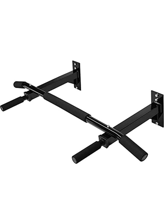 Marshal Fitness Wall Mounted Pull Up Bar, Strength Training Pull-UP Bars, Heavy Duty Chin Up Bar Wall Mount with Exercise Bands, 8 Hole Design for Home Gym Indoor Workout/Home Gym, Max Weight 400 LBS - Image 1