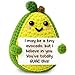 GiftMark Positive Emotional Avocado Easter Basket Essentials Stuffers Gift for Teen Girls Boys Mini Cheer Up Crochet Brithday Gifts for Mother Graduation Teacher Appreciation Cute Decor - Image 3