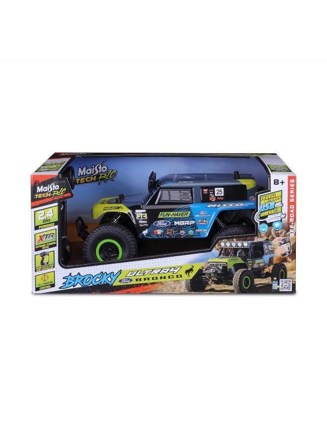 Maisto Tech Ford Brocky Ultra4 Off-Road Bronco Remote Control Car (1:14) - Image 1
