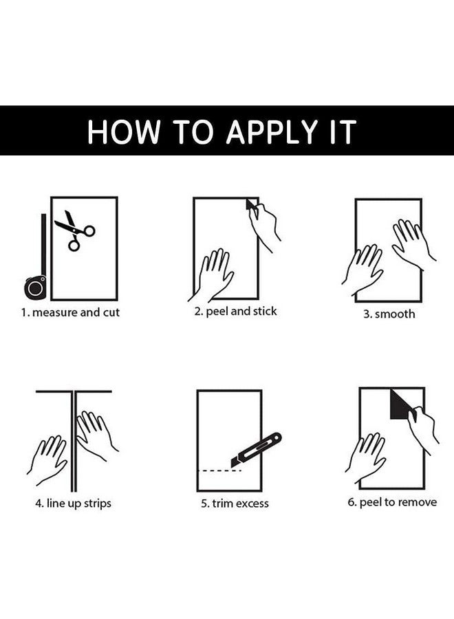 ANNACREATIONS ورق حائط قابل للإزالة ذاتي اللصق من آنا كرييشنز 45 × 305 سم (وردي الكرز) - Image 5