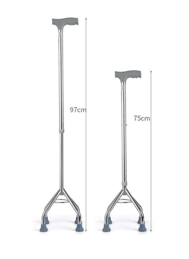 ABRONN Elderly Cane Aluminum Cane Four Feet Non-slip Cane Retractable Folding Disabled Walker  - Image 2