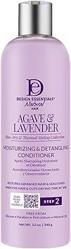 Design Essentials Natural Agave Lavender Moisturising Detangling Conditioner 12 oz step 2 - Image 1