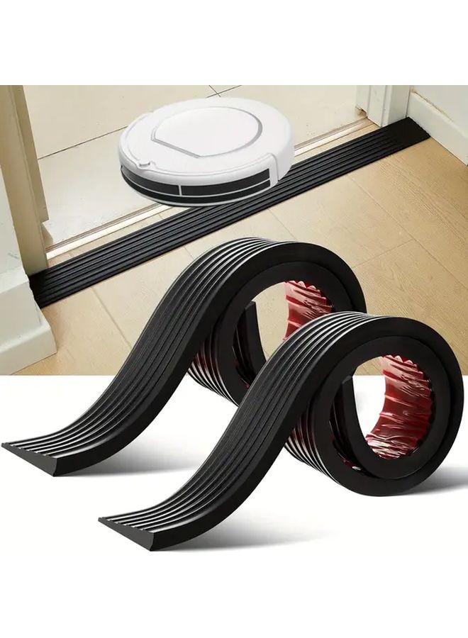 35.43in Self Adhesive Door Threshold Ramp Coffee For Wheelchair - Image 1