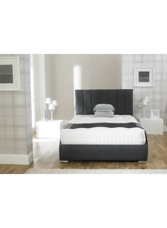 Havana Beds And Upholstery Rome Chenille Luxury Handmade Queen Bed (Suitable Mattress Fit :150 Cm X 200 Cm) - Image 1