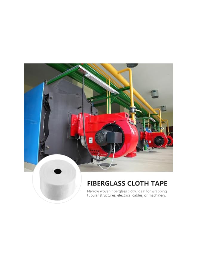 PROMASS promass Fiberglass Cloth Tape E-Glass Plain Weave Glass Fiber Mesh Joint Tape 25m High Temperature Resistant for Repairing Strapping Packing Palletizing  - Image 3